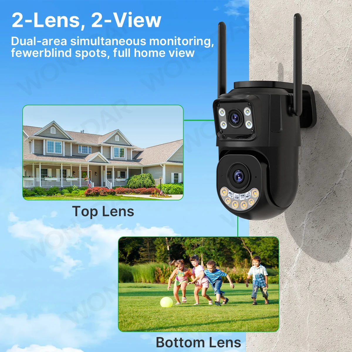 5Ghz Wifi Outdoor Camera | Auto Tracking CCTV Surveillance