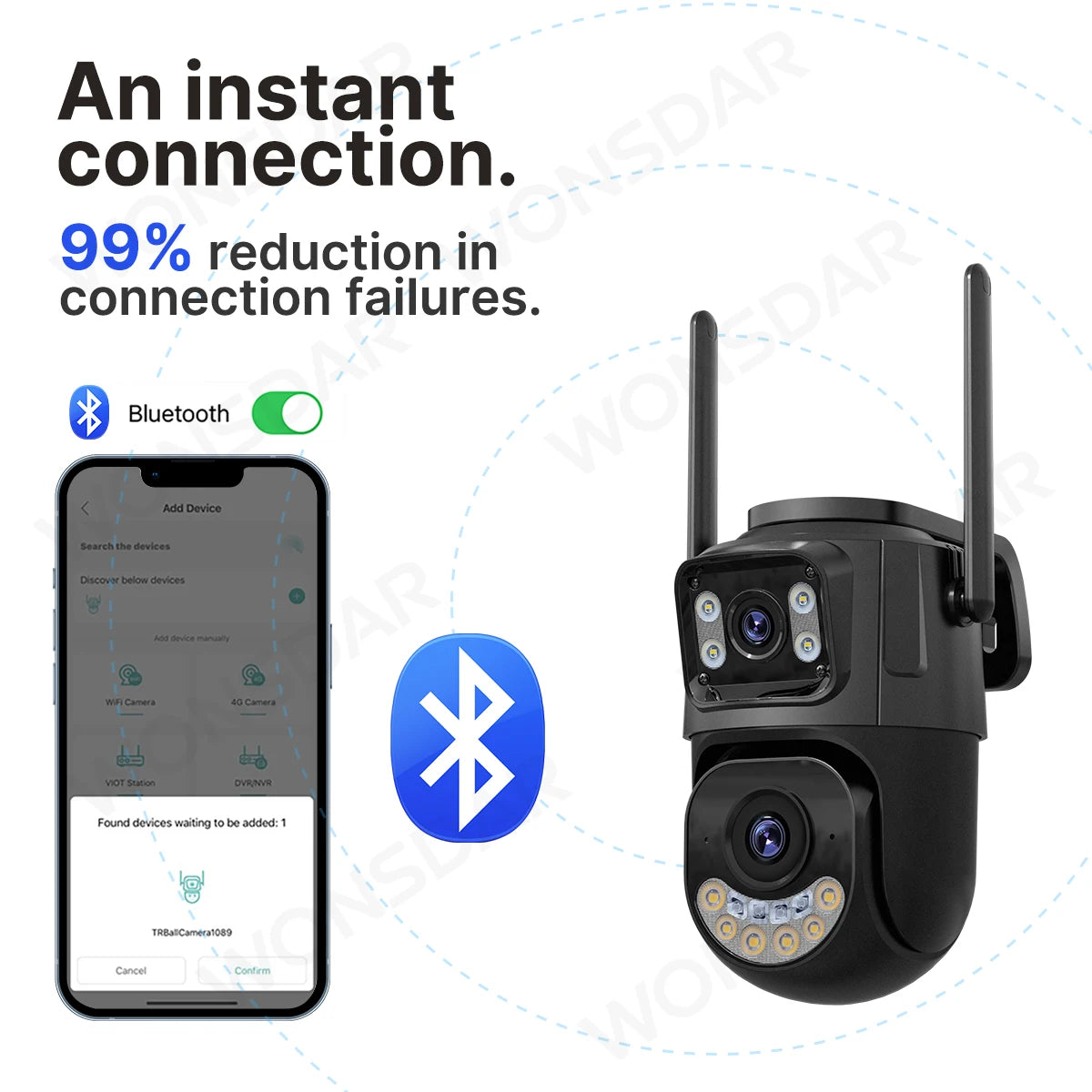5Ghz Wifi Outdoor Camera | Auto Tracking CCTV Surveillance